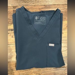 Figs Catarina dark harbor medium scrub top